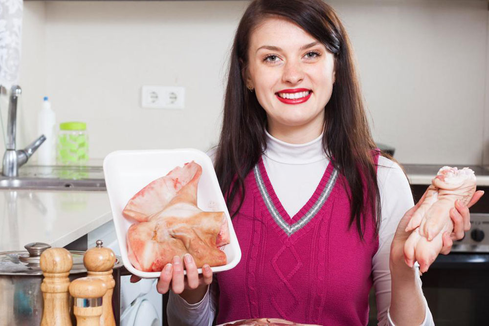 Interesting pig’s feet dishes